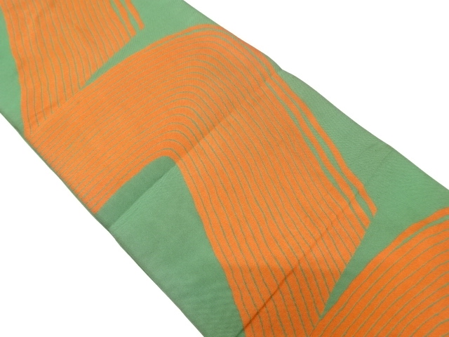 JAPANESE FUKURO OBI / WOVEN ABSTRACT STREAM